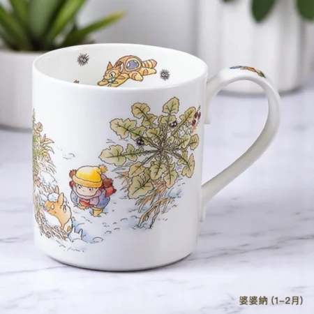 吉卜力 × Noritake 花草編骨瓷馬克杯